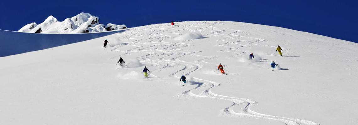 Heliskiing Alpen